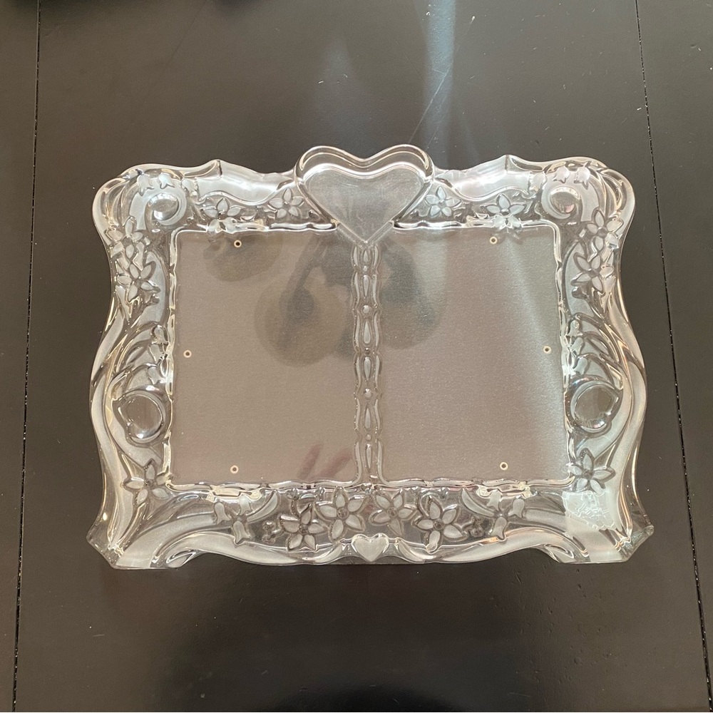 Crystal wedding/anniversary frame